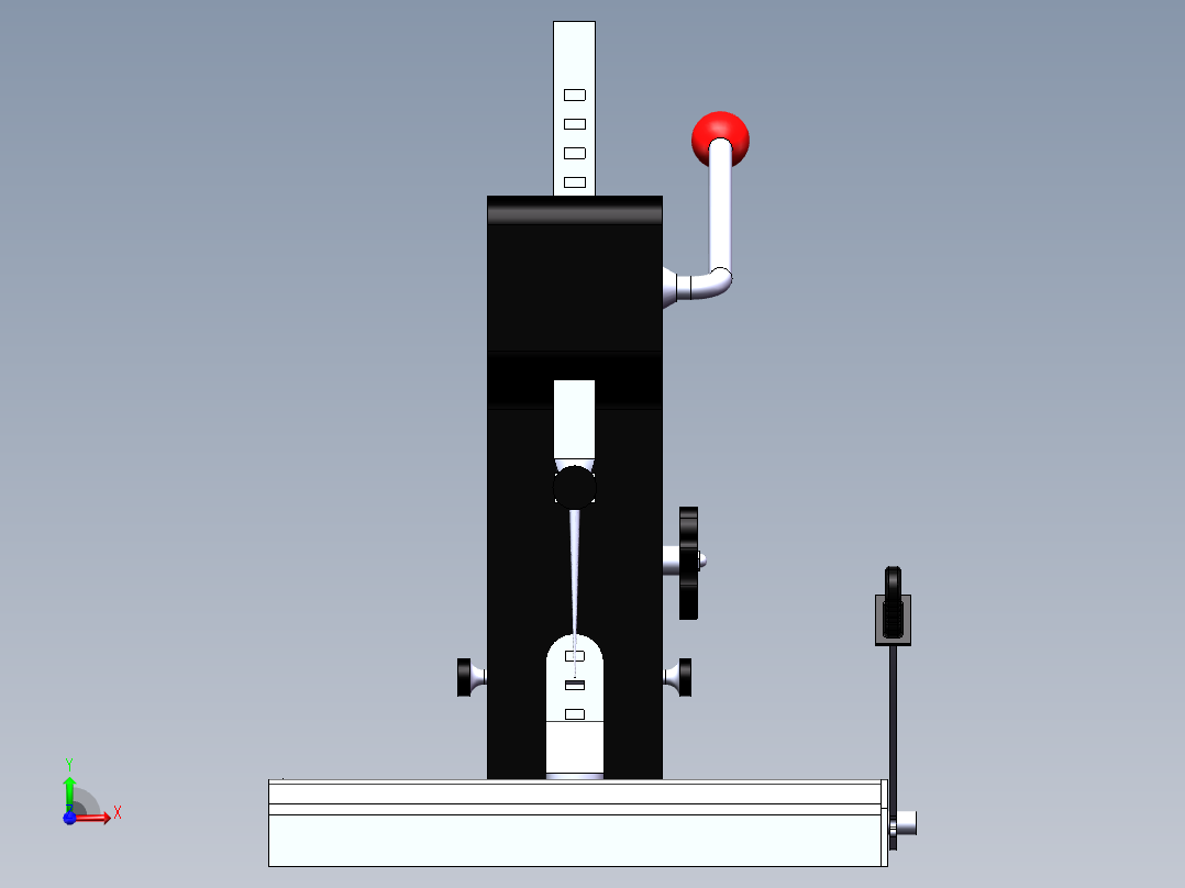 手动装订机sw15可编辑前视图