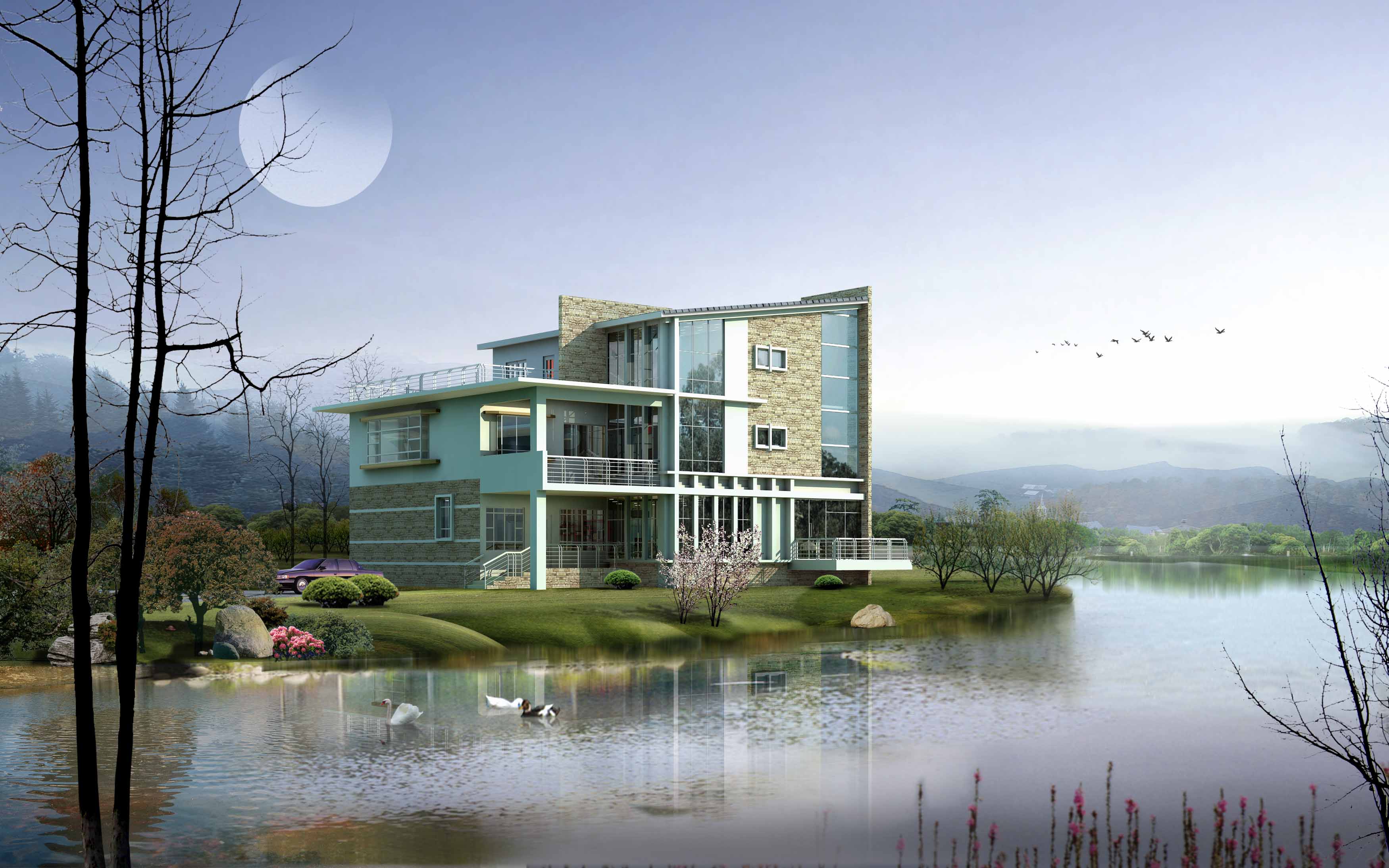 别墅方案带效果图