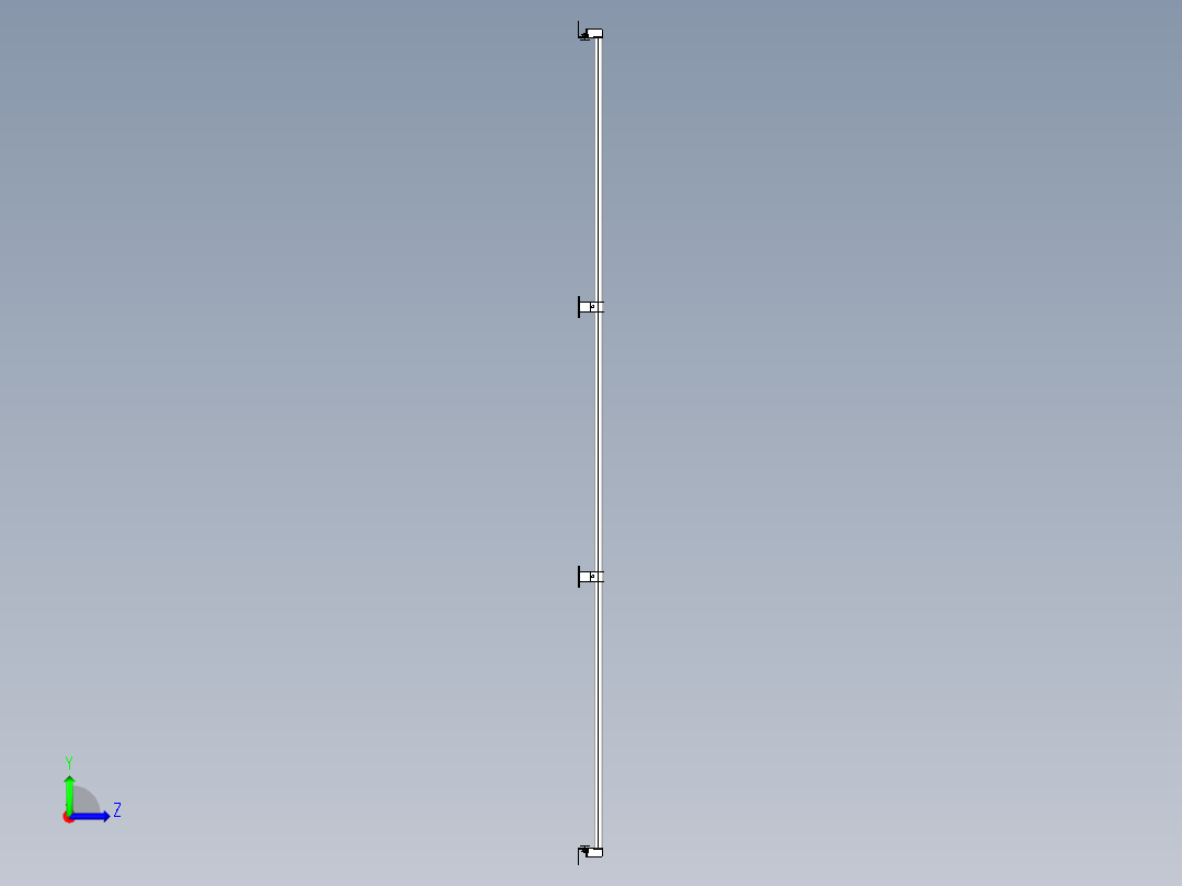 基恩士SL-JB191_back-mount_kc图纸模型左视图