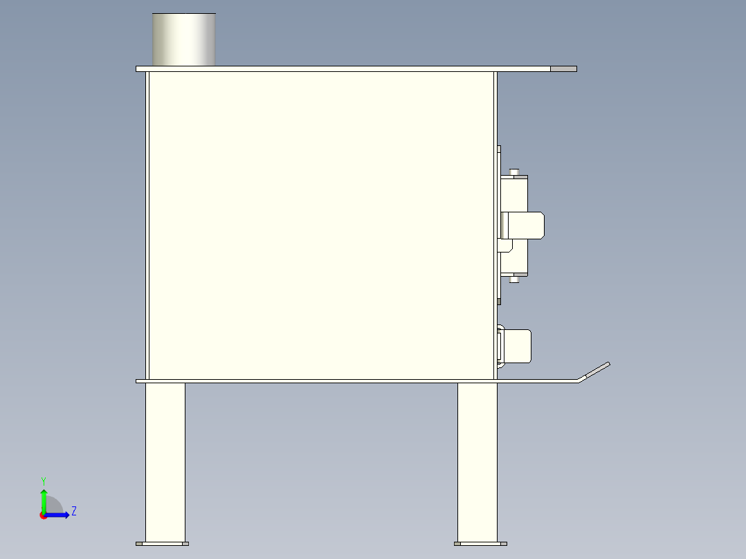小型柴火壁炉 INV DXF PDF左视图