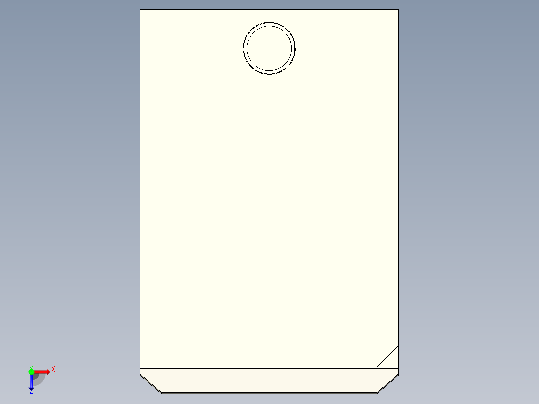 小型柴火壁炉 INV DXF PDF俯视图