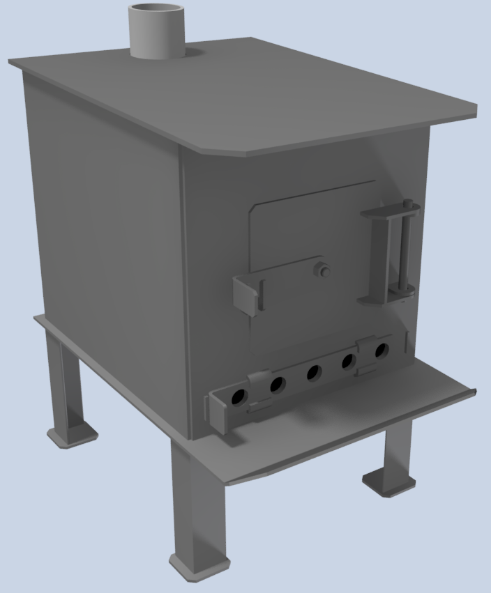 小型柴火壁炉 INV DXF PDF