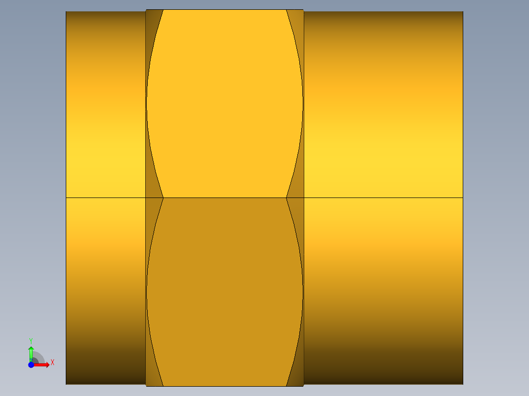 水管接头Female Hose to Female Pipe 99GH-12-12前视图