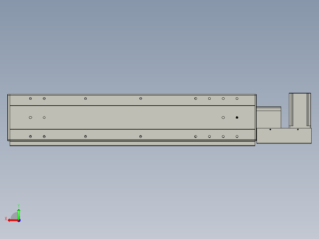 威洛博VBF17-S600-BL后视图