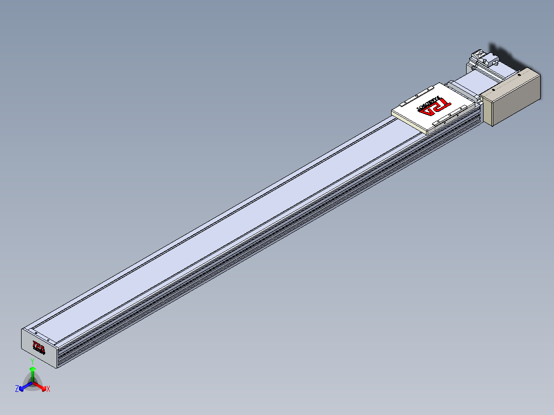 同步带全封闭直线模组TPA-HCB-110D-90-L1100-ML-Y-P40-N3