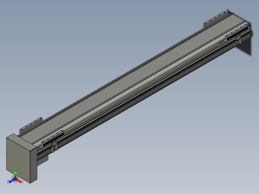 直线模组LHA170-S1300-D设计图纸