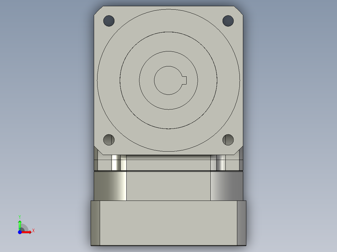 斜齿孔ZPGH115-L2 22-110-145-M8 120F.STEP前视图