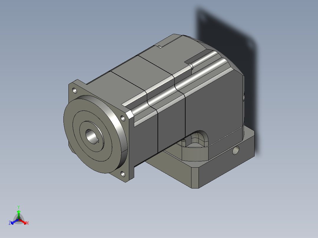 斜齿孔ZPGH115-L2 22-110-145-M8 120F.STEP正等轴测图