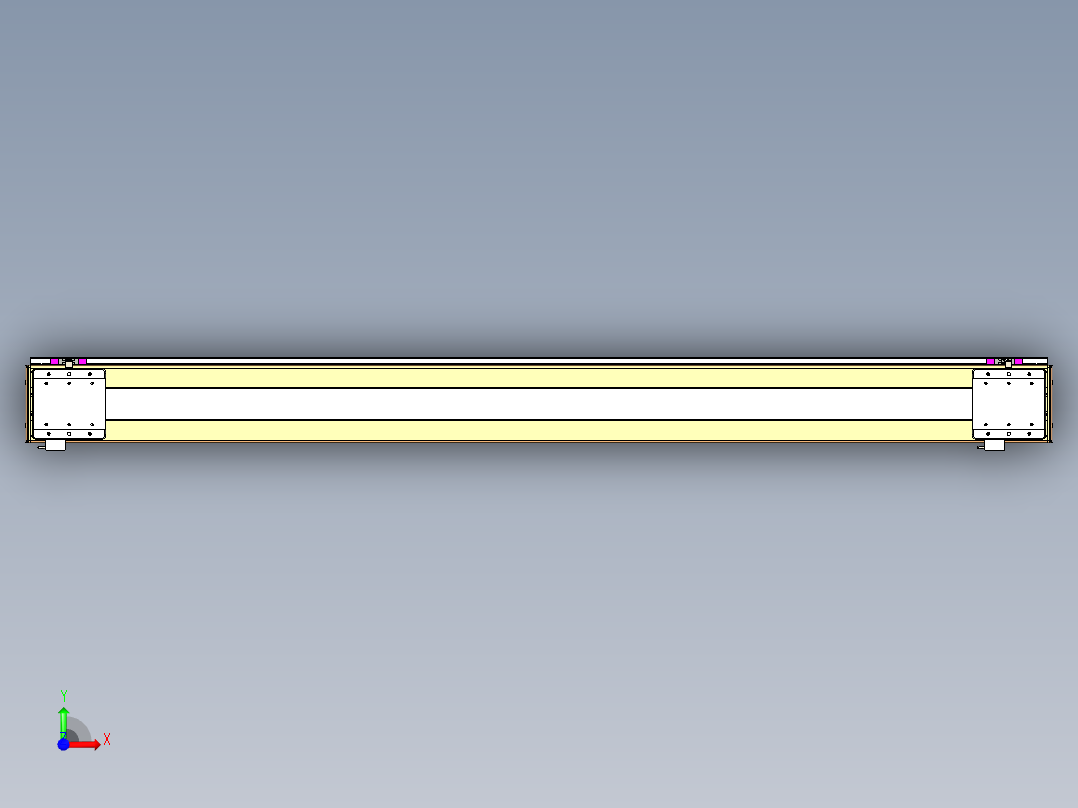 威洛博LC系列3d模型模组2LC17E1Y-S1850前视图