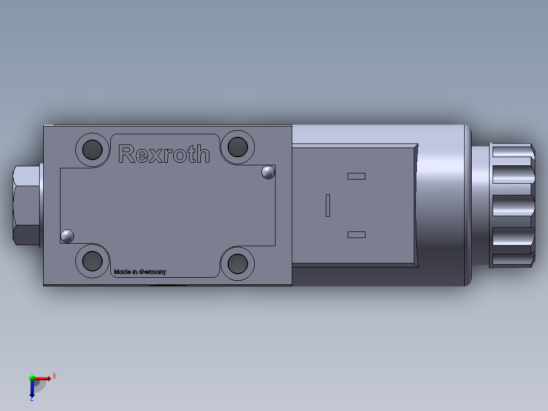 力士乐液压阀-4WE6Y6X俯视图