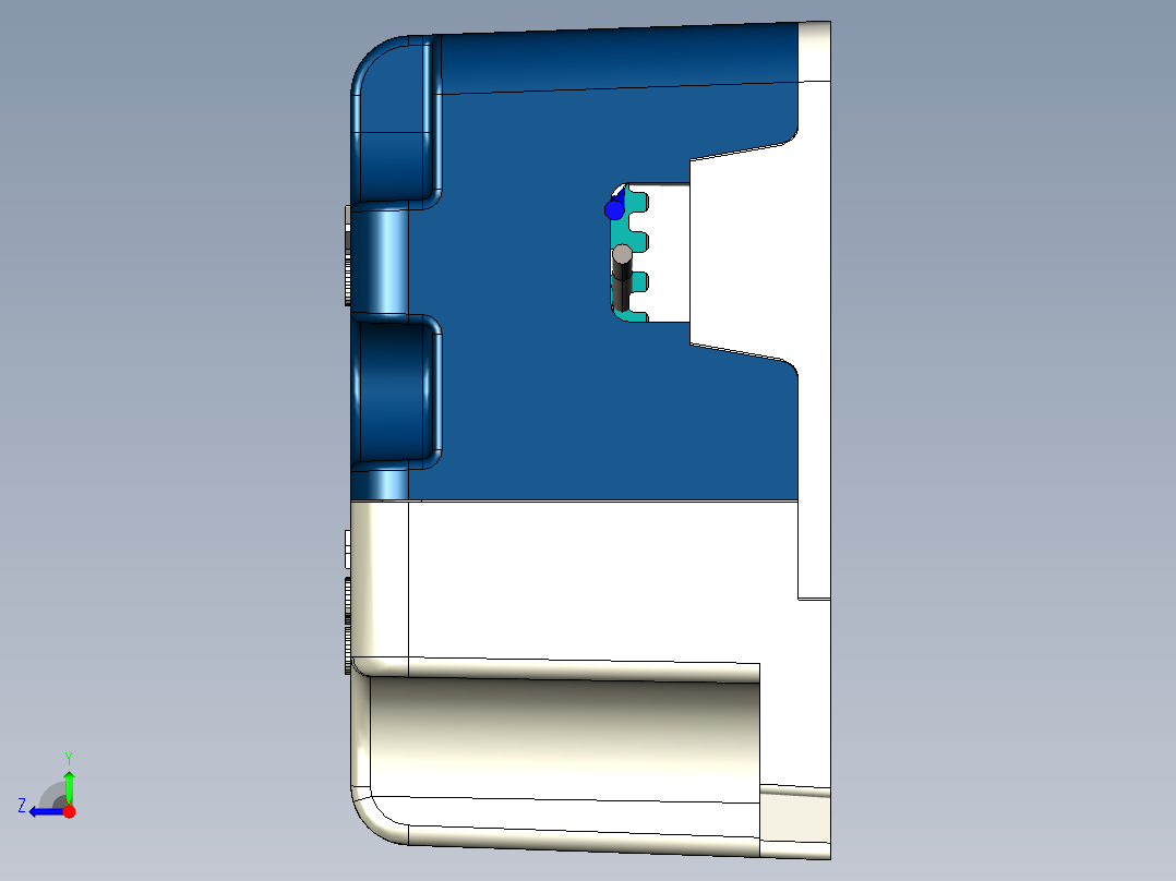 明纬ICL和DR-UPS系列开关电源合集轨道式右视图
