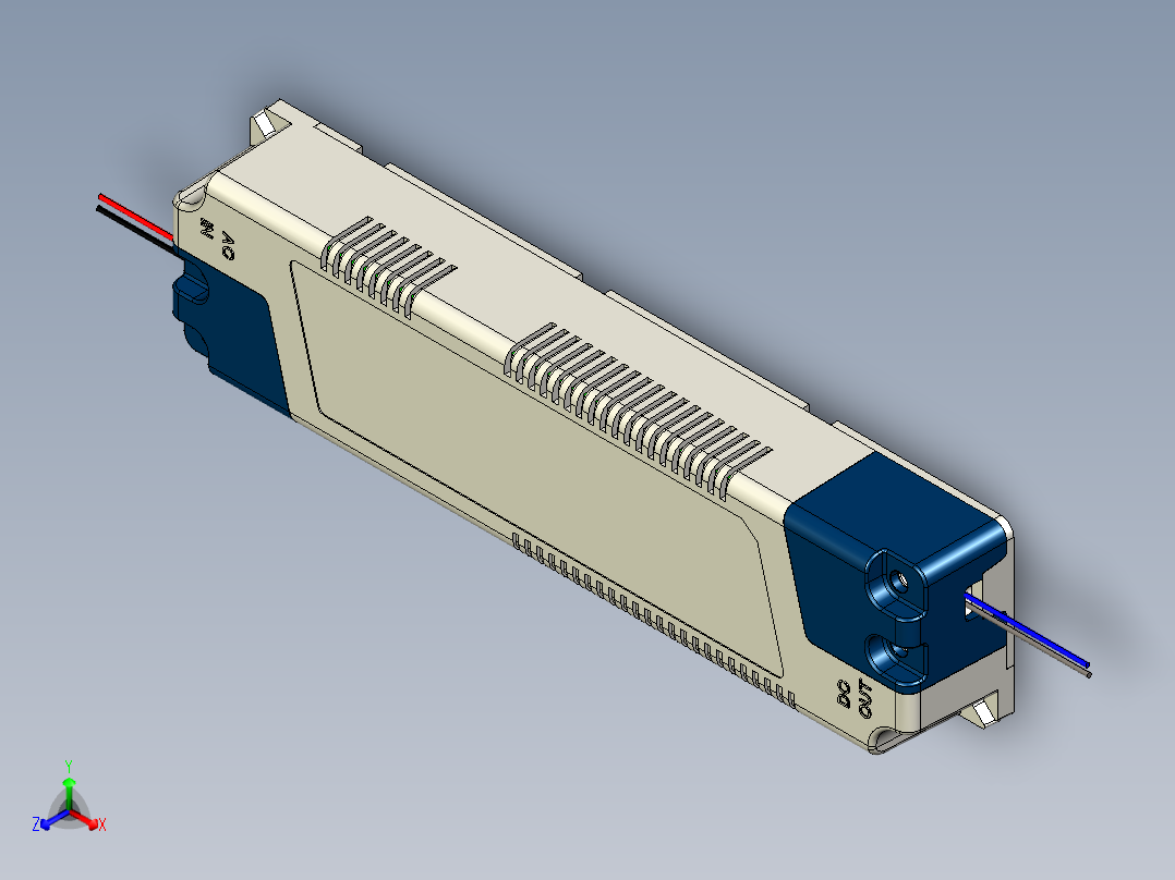 明纬ICL和DR-UPS系列开关电源合集轨道式正等轴测图
