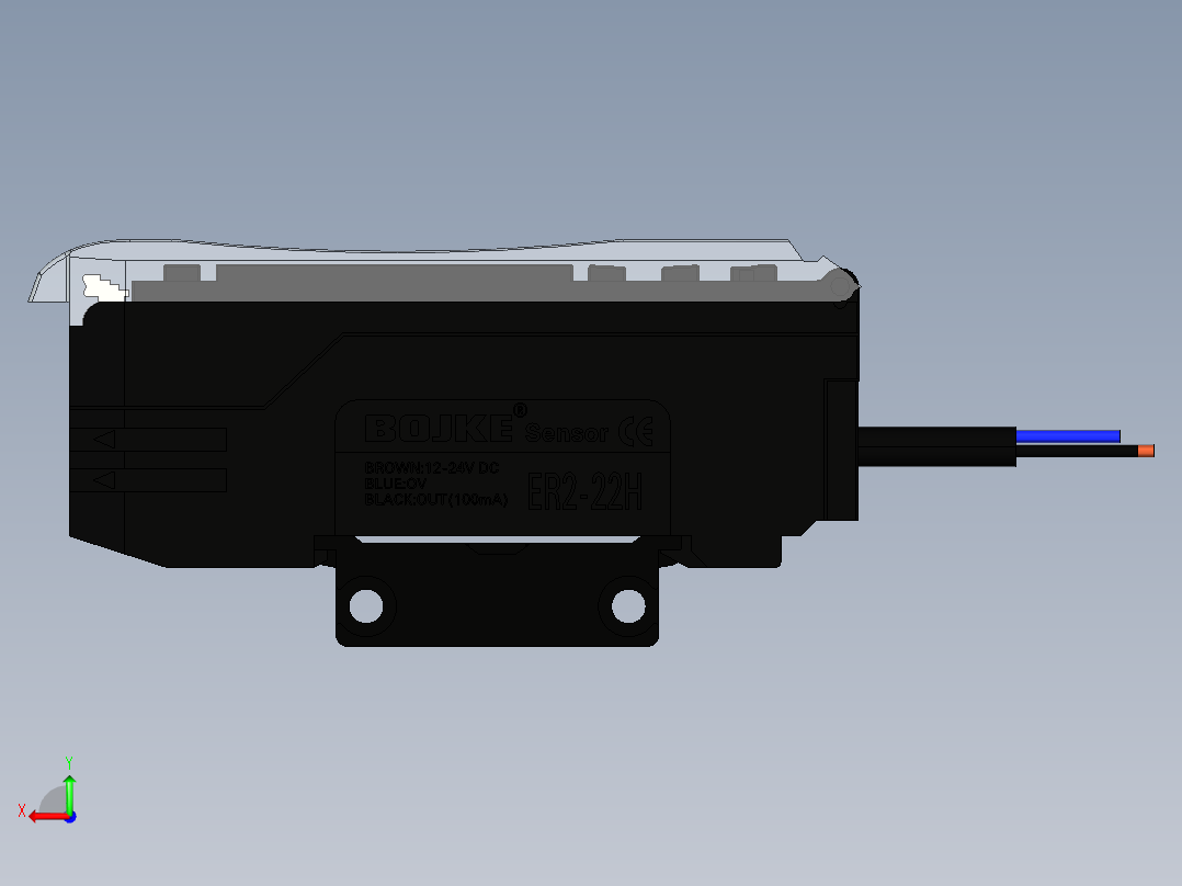 FS-N18P ER2-22HP光纤放大器传感器后视图