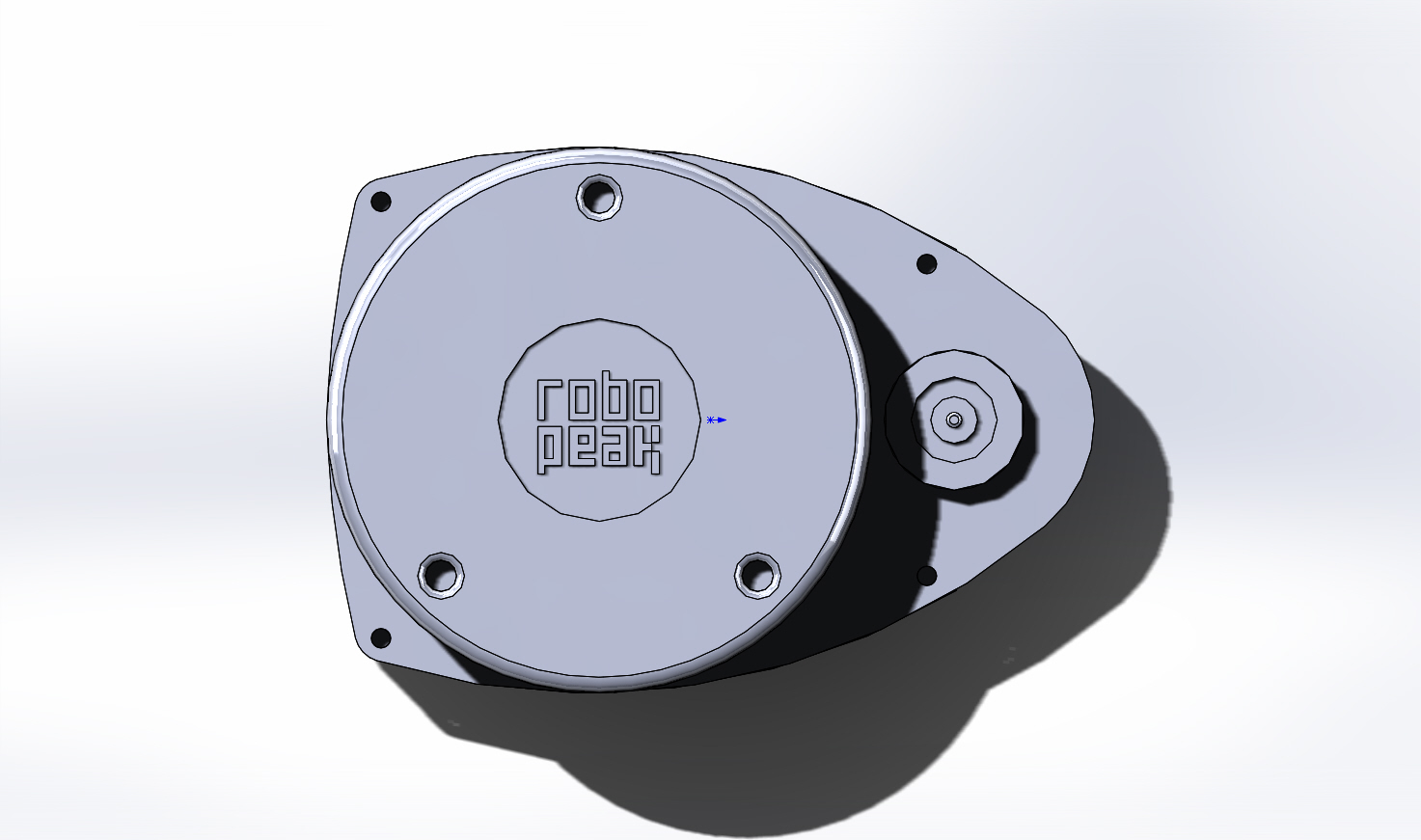 麦克纳姆轮工业机器臂车3D模型图纸 Solidworks设计