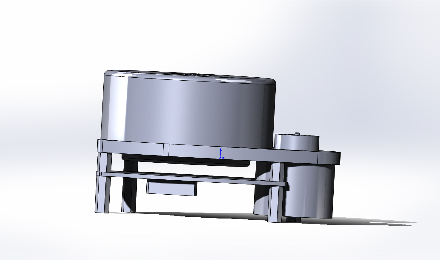 麦克纳姆轮工业机器臂车3D模型图纸 Solidworks设计
