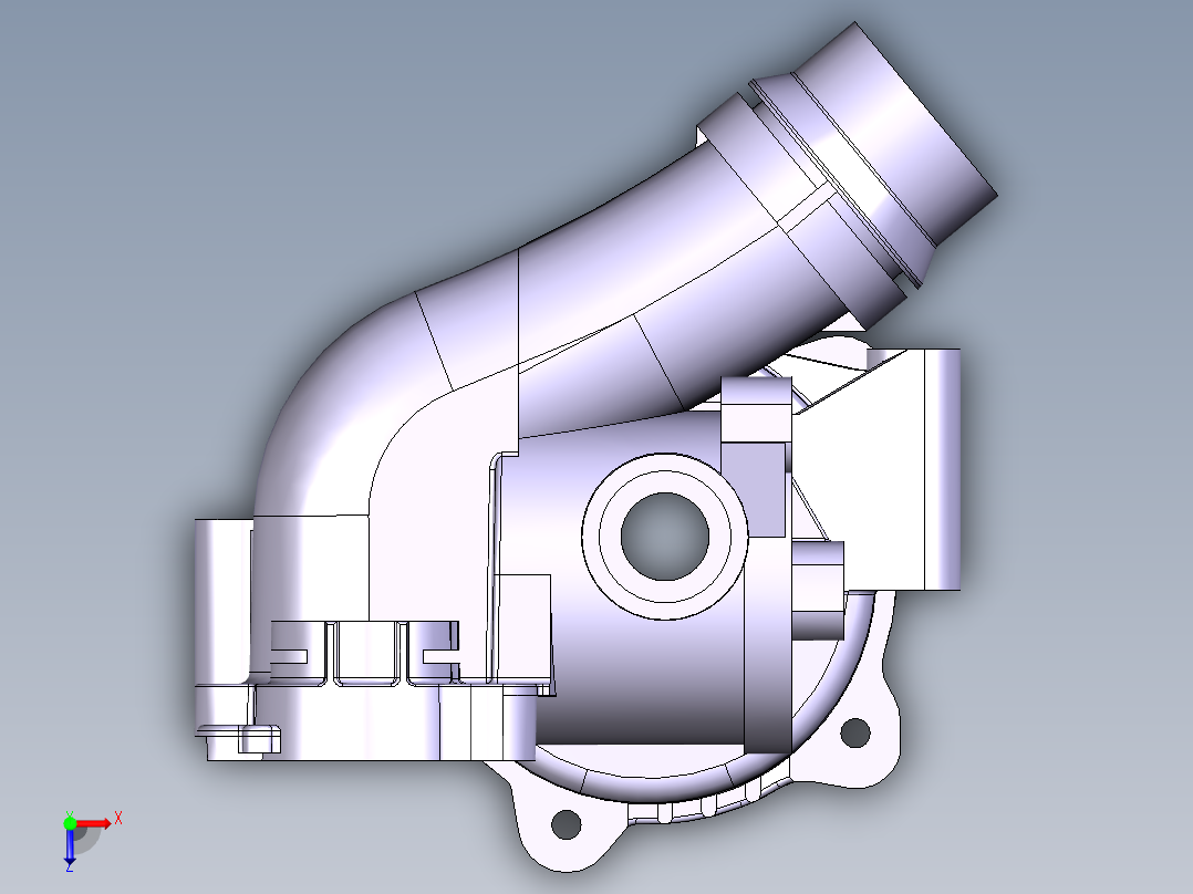 大型塑胶件设计参考模型-injection-mold-example-42俯视图