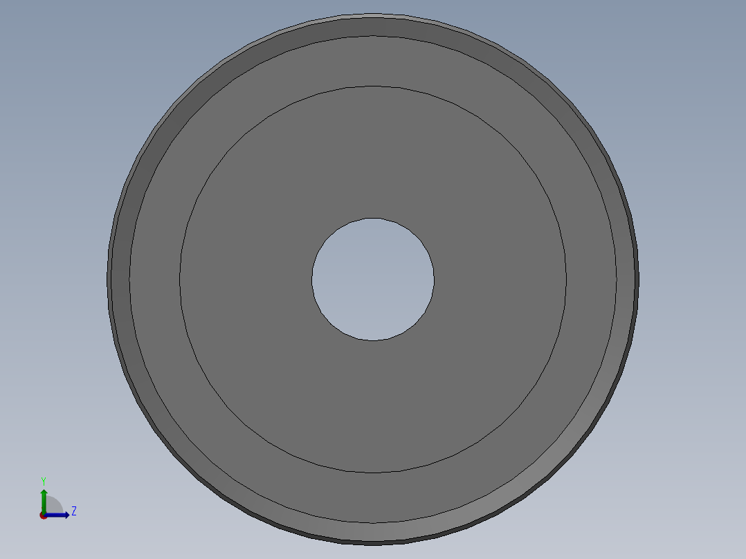同步轮L型17齿左视图
