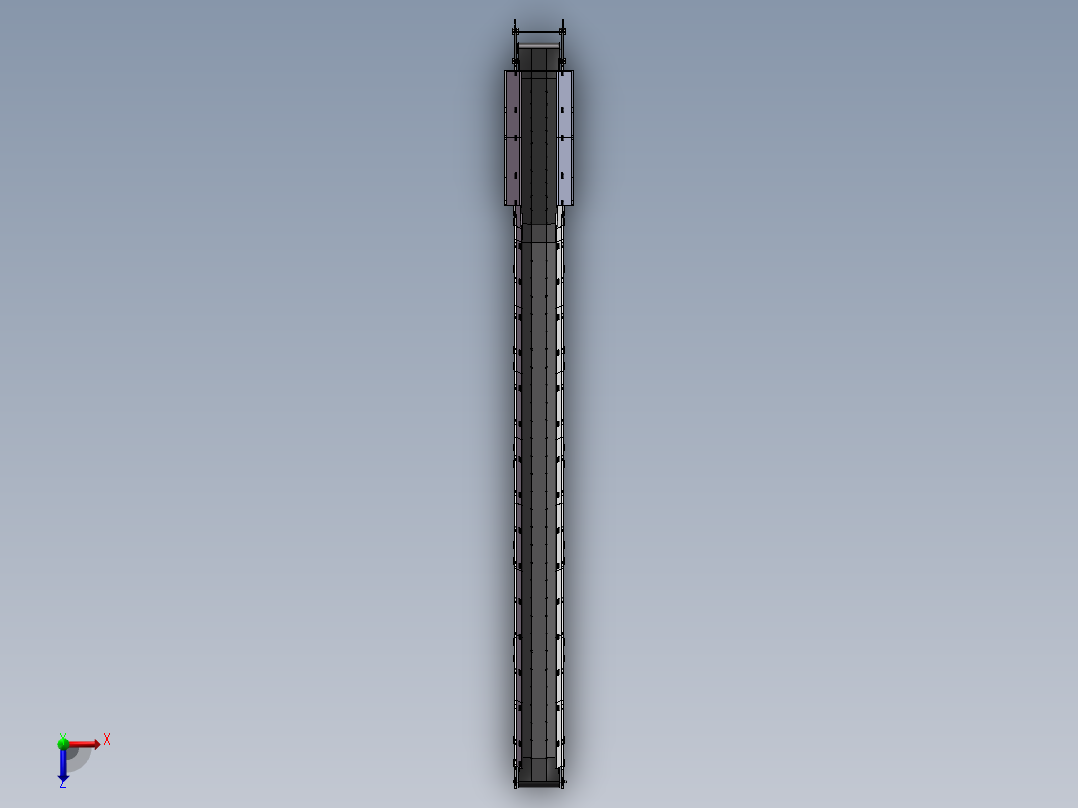 城市生活垃圾输送机sw18俯视图