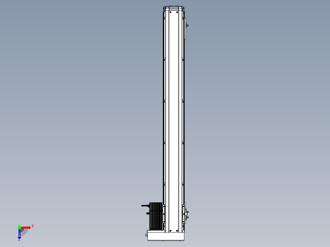 Toyo东佑达直线模组-ETH10-900-BR-200W+煞車俯视图