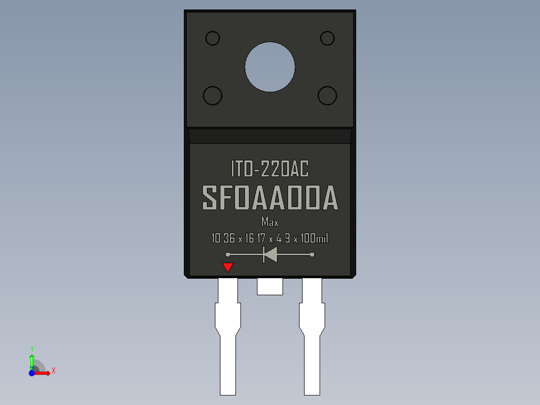 二极管-ITO-220AC_Max_rev1.1前视图