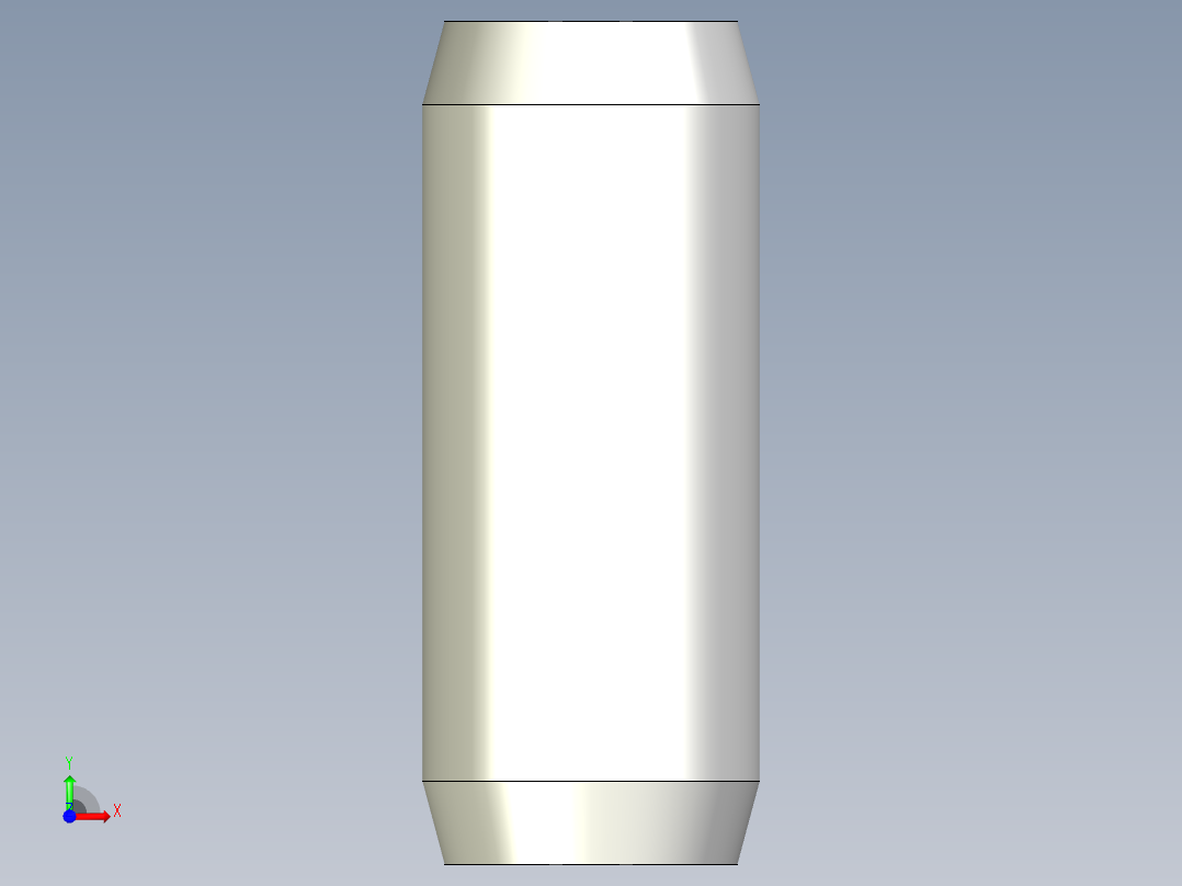 固定梢(有牙) MSTP-3D多系列多零件图纸模型前视图