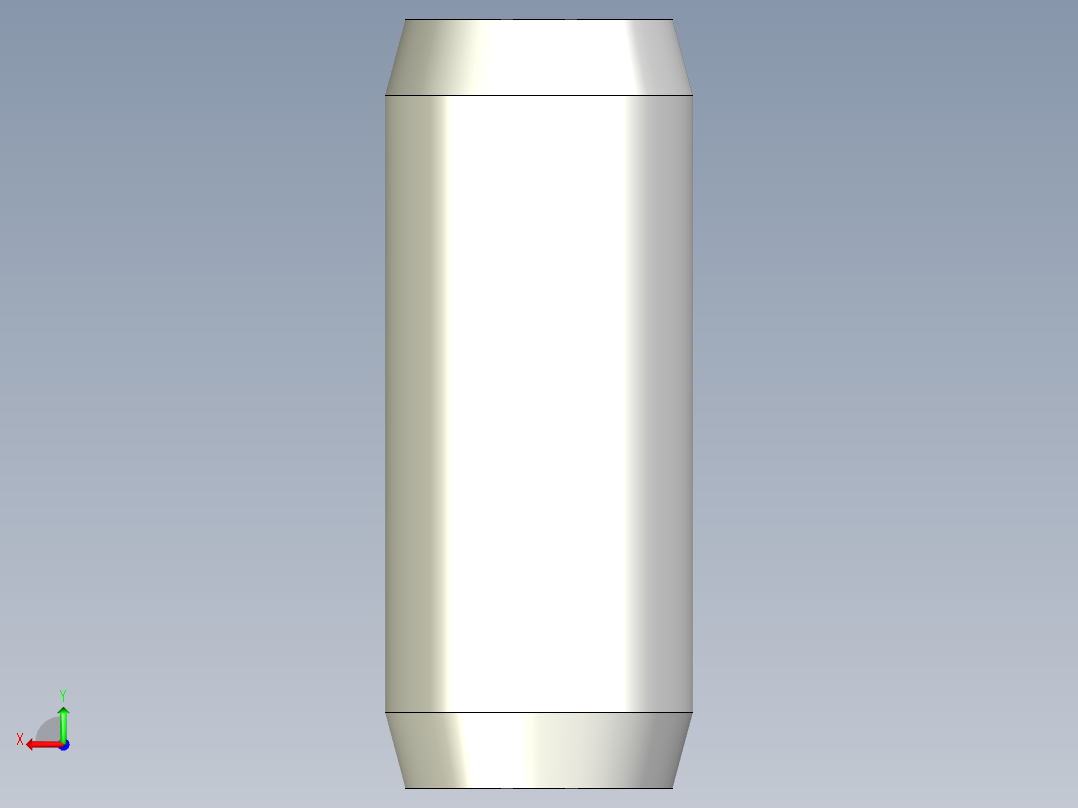 固定梢(有牙) MSTP-3D多系列多零件图纸模型后视图
