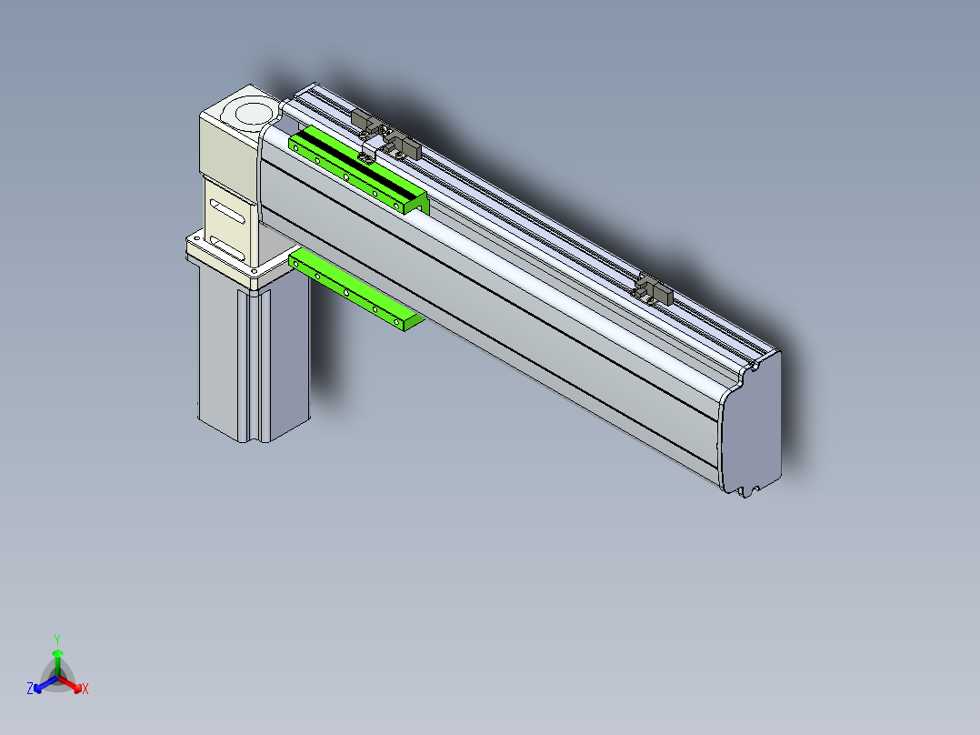同步带滑台-半封闭B13-L90-S300-L-Z86-D3