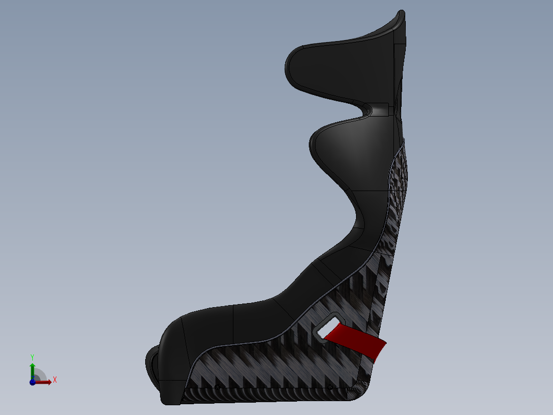 XL609-汽车儿童安全座椅设计及创新设计资料前视图