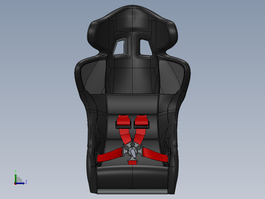 XL609-汽车儿童安全座椅设计及创新设计资料左视图