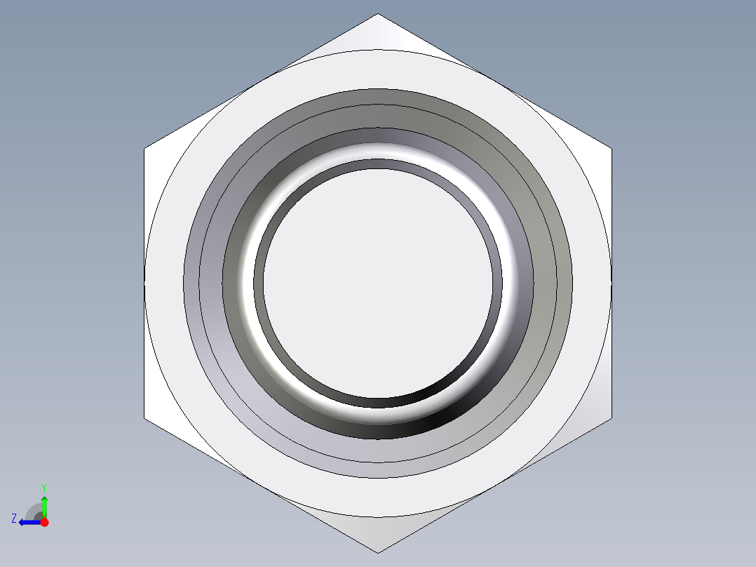 卡套式工业通用硬管接头EO_Blanking_plug_with_nut_for_cones_VKAM12SCF右视图