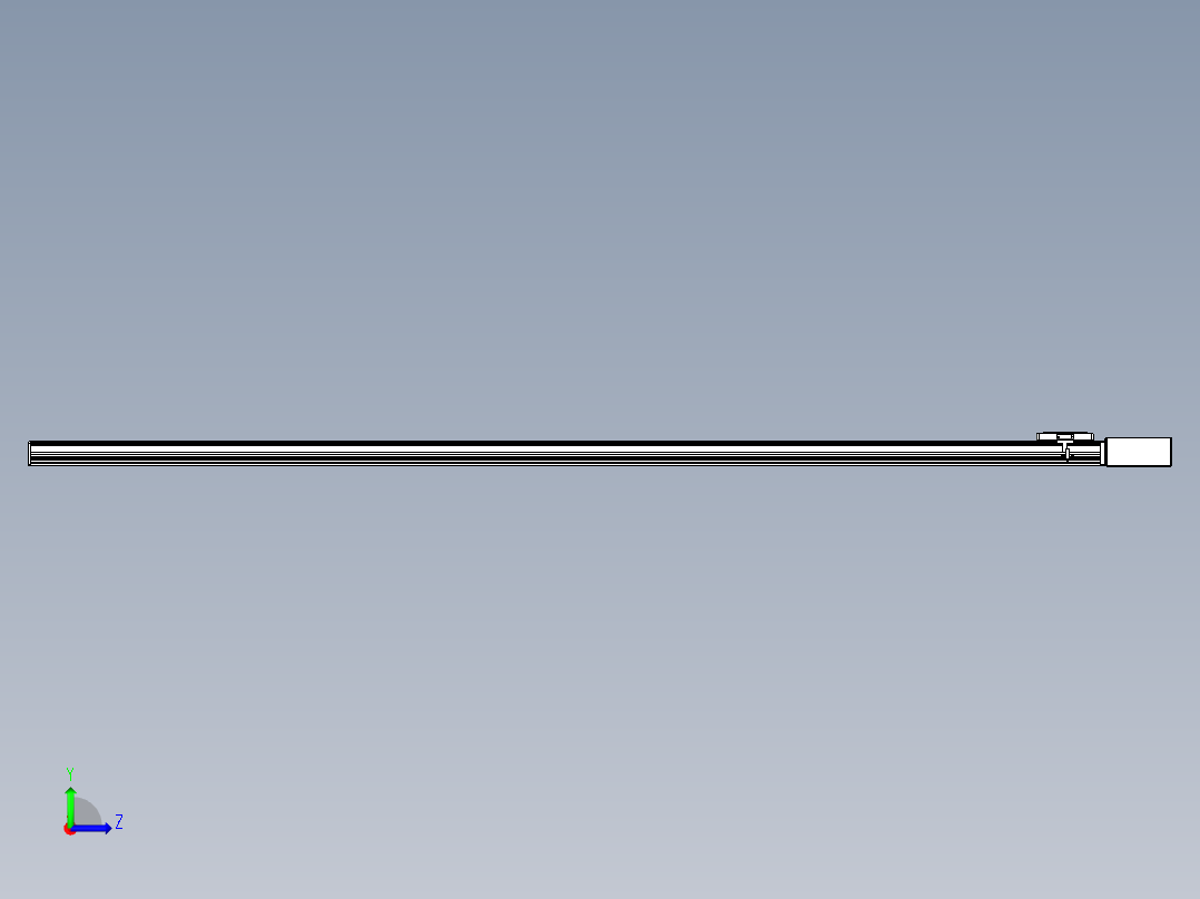 同步带全封闭直线模组TPA-HCB-105D-90-L2250-ML-C-P20-N3左视图