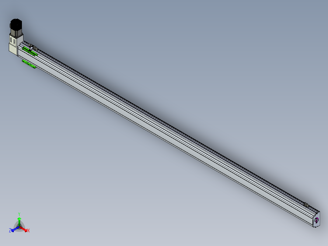 同步带滑台-半封闭B10-L90-S2400-R-P40-D3