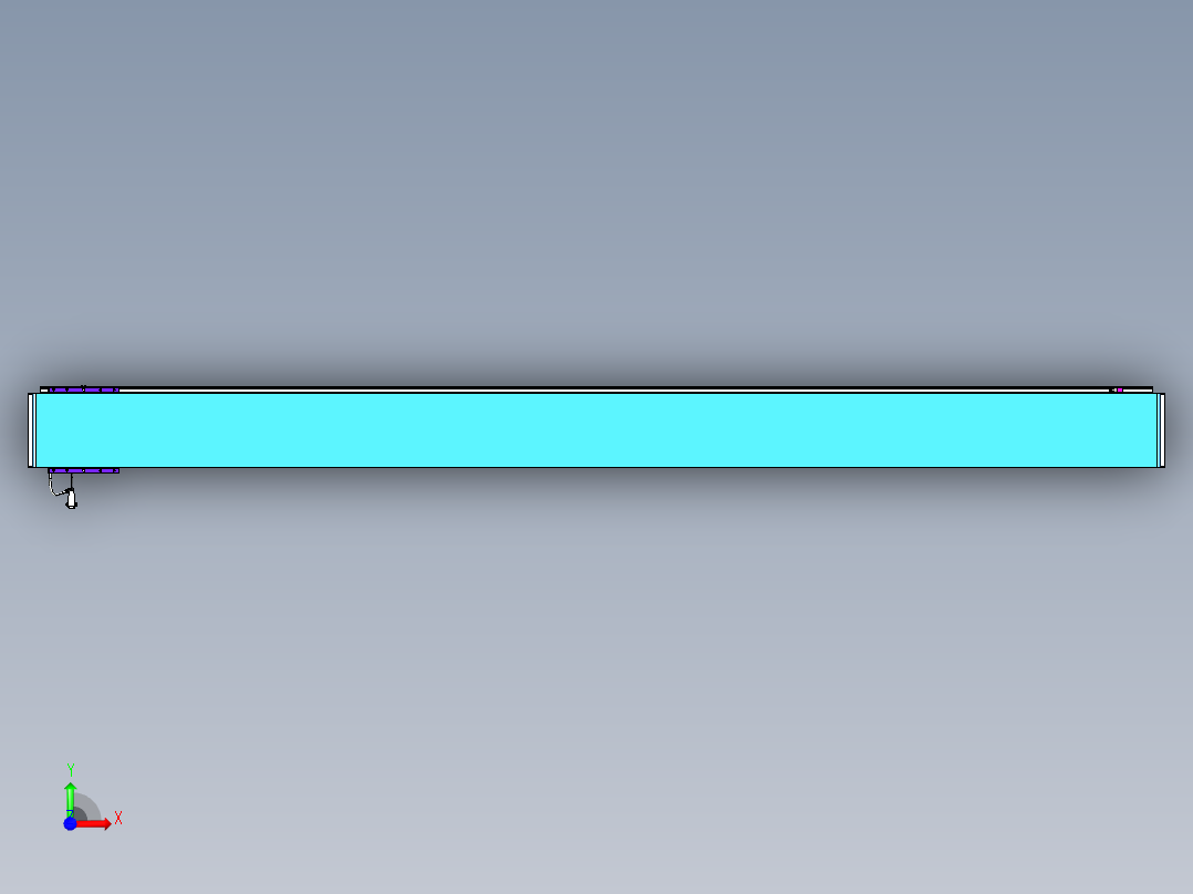 威洛博VL系列直线电机模组-VL22H3-S3050前视图