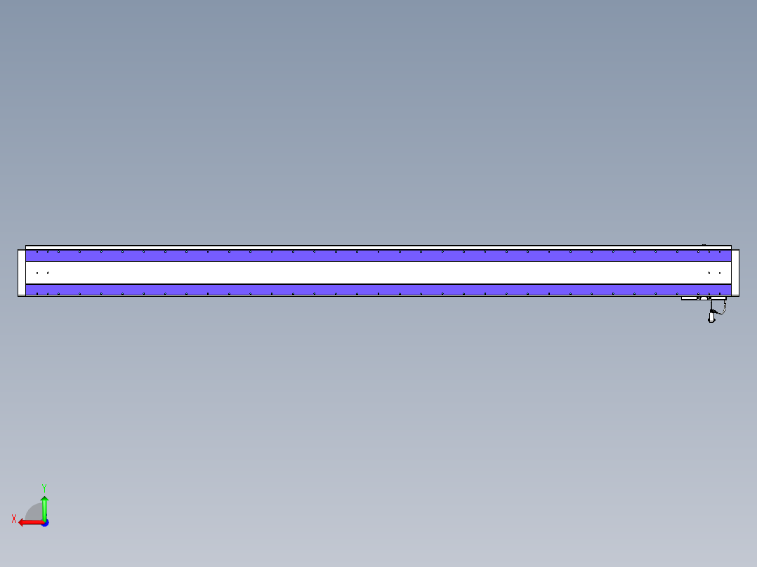 威洛博VL系列直线电机模组-VL22H3-S3050后视图