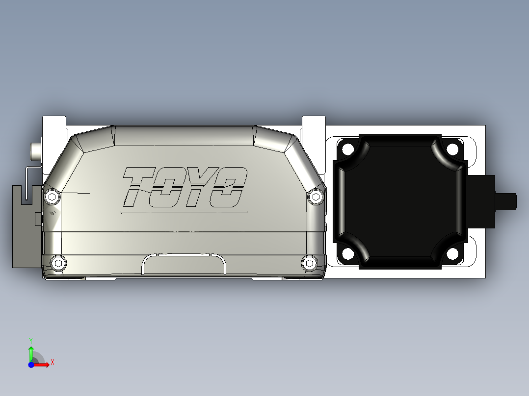 Toyo东佑达直线模组-ETH13-100-BR-400W+煞車前视图