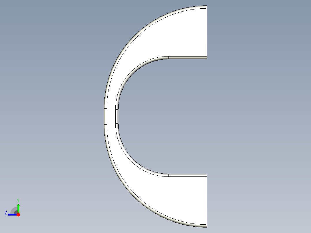 取手(鋁合金)SG4,SG5-3D多系列多零件图纸模型右视图