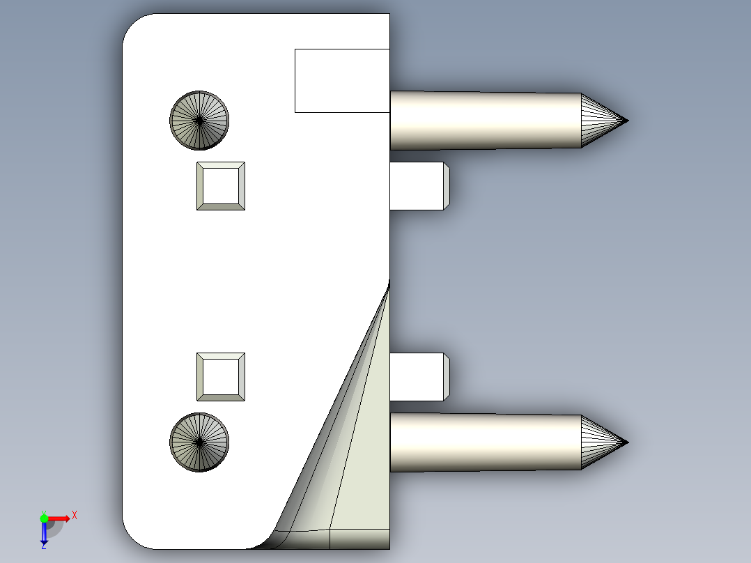 型材-BR SHELVING PROFILE CORNER CONNECTOR KJN535637俯视图