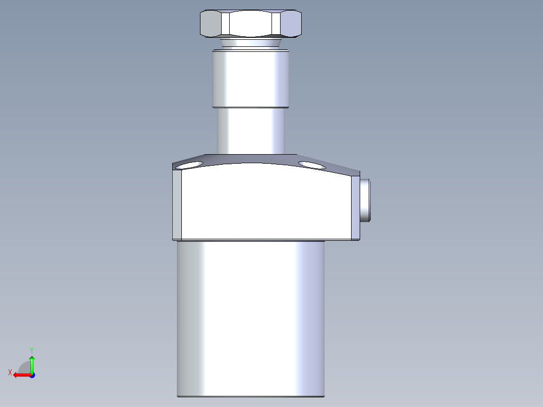 KOSMEKLHA0480-CR-Y45多系列多零件图纸模型后视图