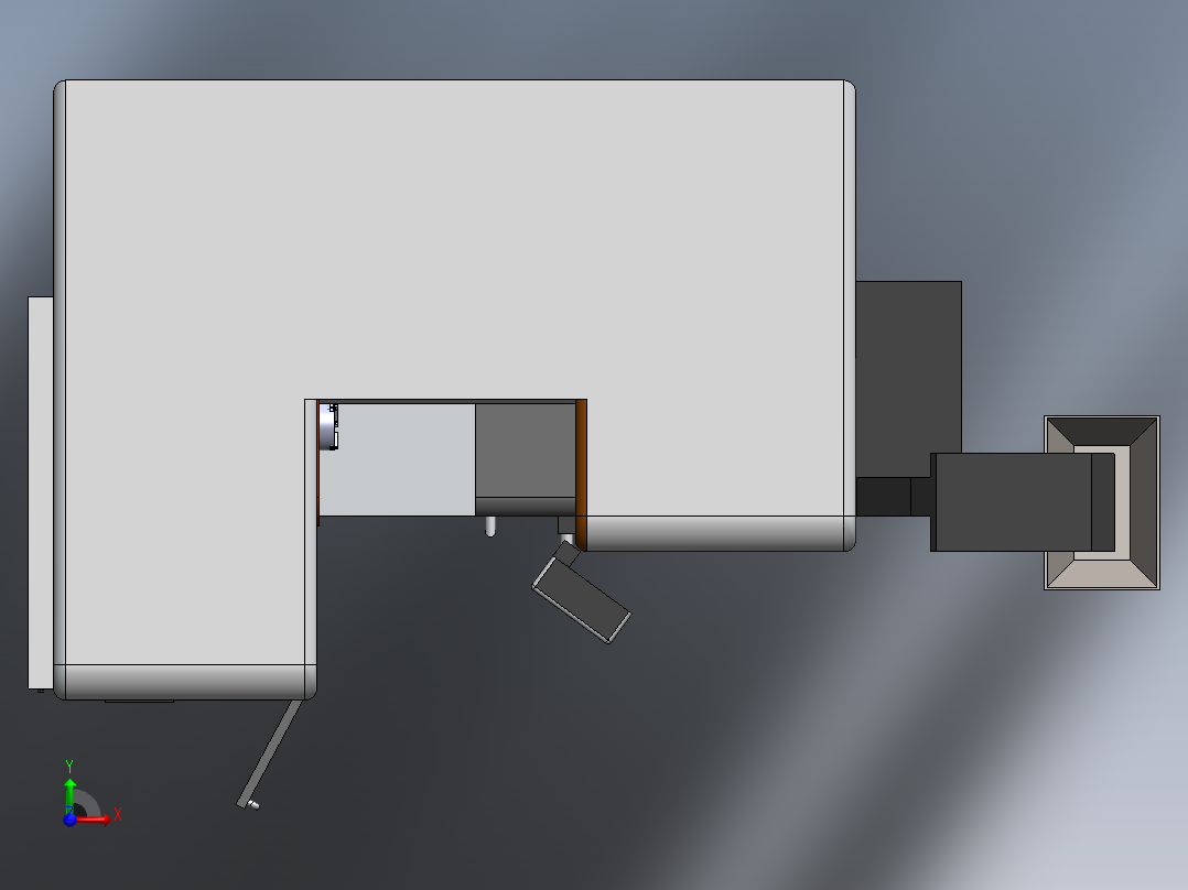 mazak-i200复合加工中心外壳前视图