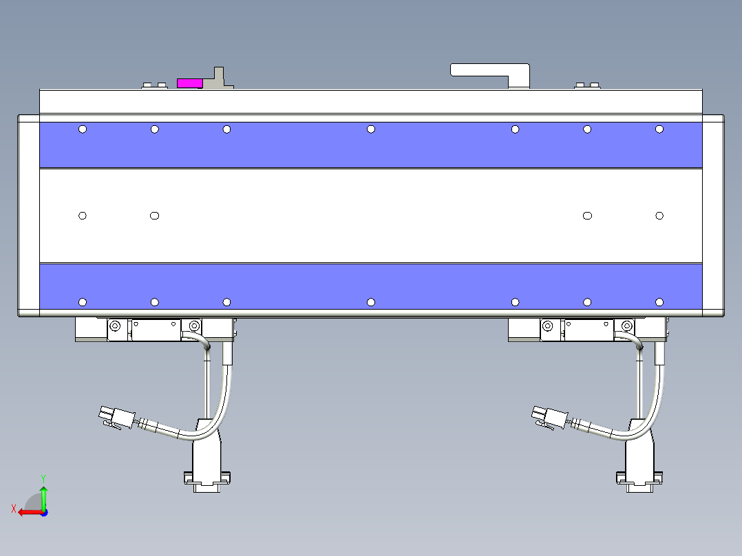 威洛博VL系列直线电机模组-2VL14S1-S150后视图