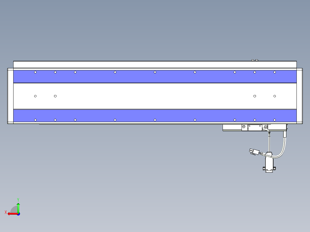 威洛博VL系列直线电机模组-VL14S2-S500后视图