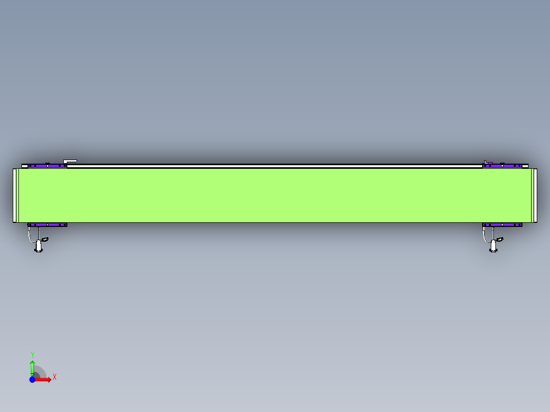 威洛博VL系列直线电机模组-2VL22H2-S1650前视图