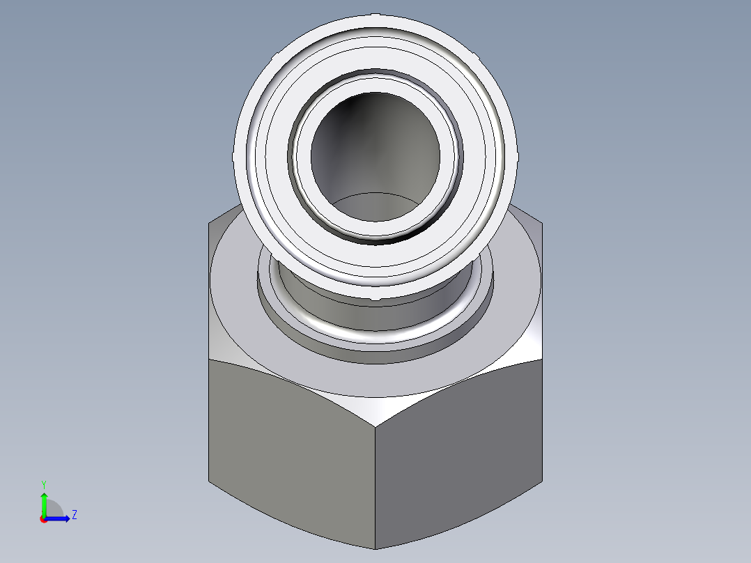 0C73系列-24°重型45°头左视图