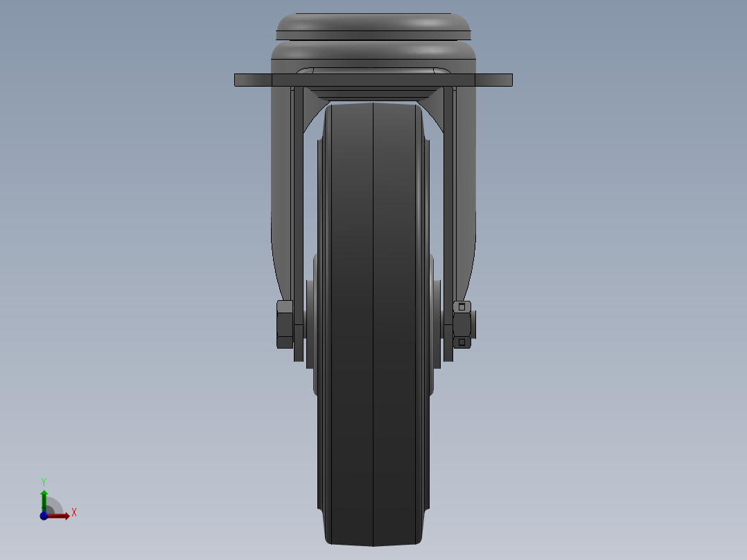 科顺脚轮Colson-3_00617_449前视图