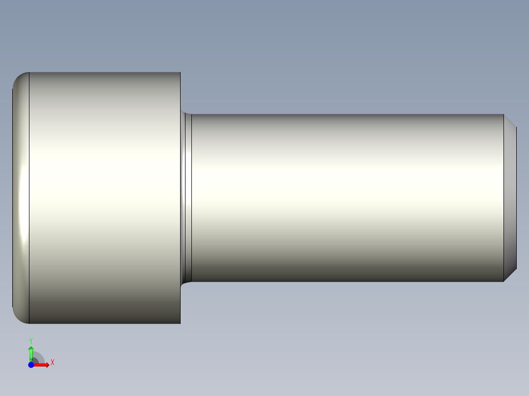螺钉-DIN_912-M20x40.stp前视图