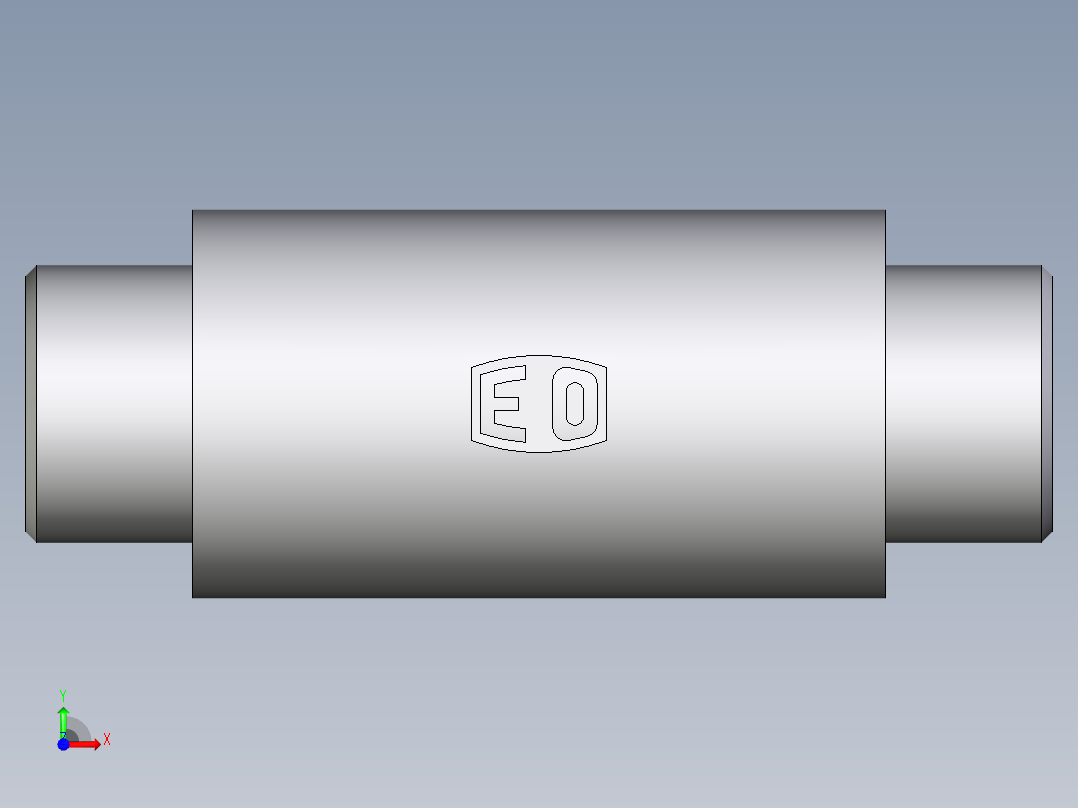 卡套式工业通用硬管接头EO_Weld_bulkhead_fitting_ESV12S71X前视图