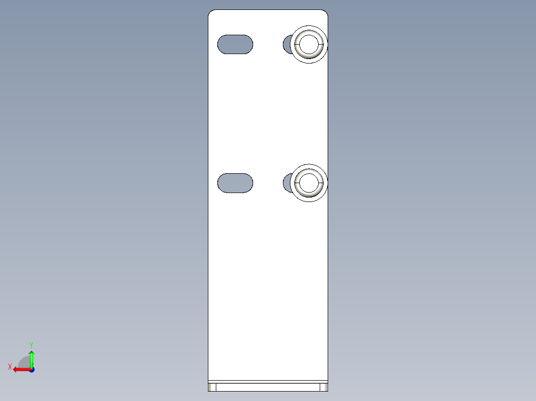 基恩士PZ-B02_kc图纸模型后视图