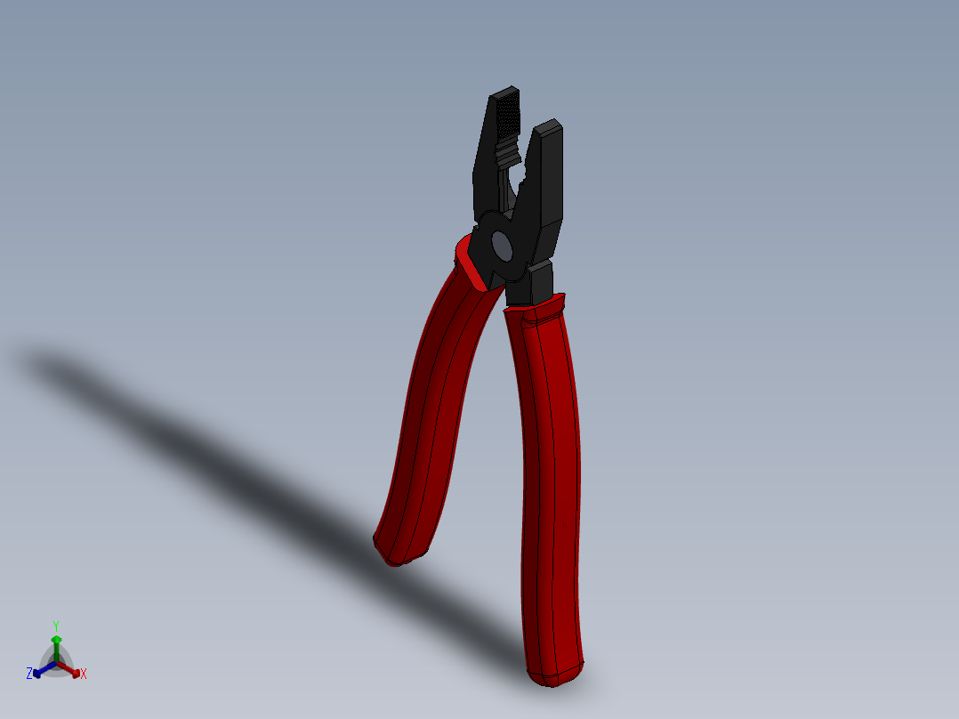 钳子 (17)正等轴测图