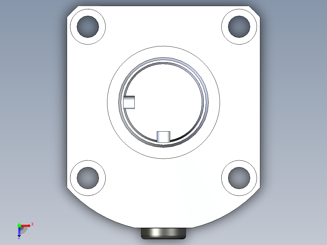KOSMEKLT0550-CR-F多系列多零件图纸模型多系列多零件图纸模型俯视图