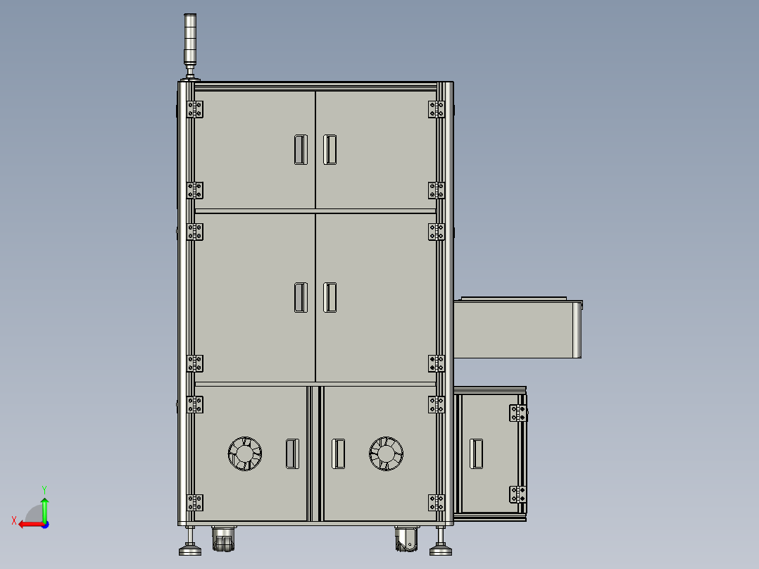 串联电路测试机step后视图